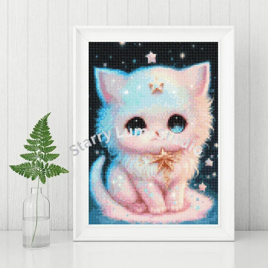 New Cute Little Bear Diamond Painting Art Picture Cartoon Animals Mosaic Cross Stitch Kit Full Diamond Embroidery Home Decor