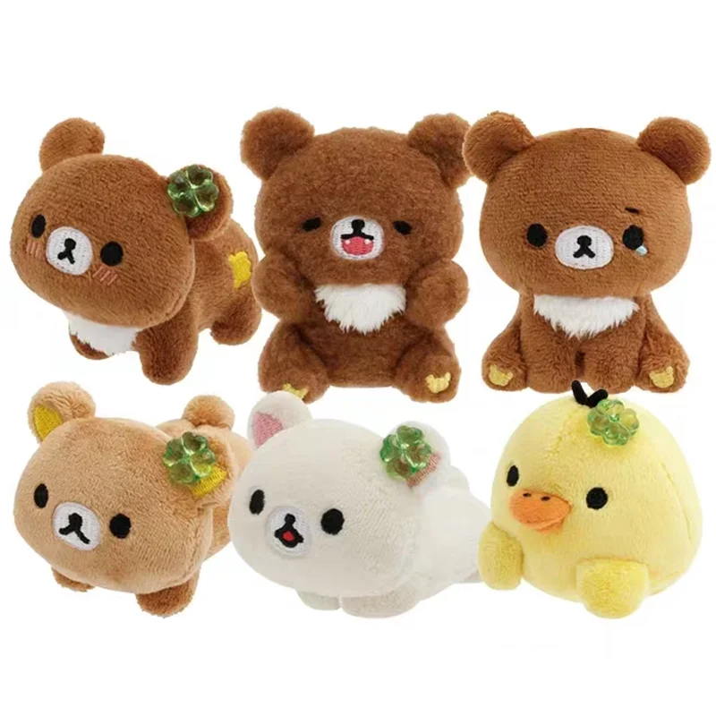 chaveiro-de-pelucia-rilakkuma-chairoikoguma-clover-10º-aniversario-urso-de-anime-kawaii-chaveiros-fofos-para-bolsas-pingentes-brinquedos-para-meninas