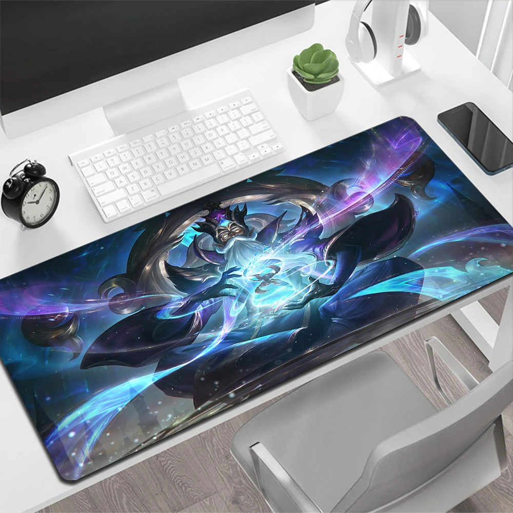 League of Legends Zilean Gaming Mouse Pad Large Mouse Pad PC Gamer Computer Mouse Mat Big Mousepad Keyboard Desk Mat Mause Pad