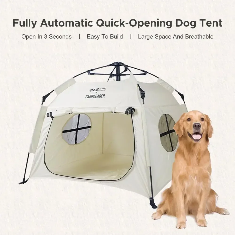 Winter Warm Pet Tent Foldable Dog Cat House Portable Outdoor Camping Tent Waterproof Sunshade Enclosed Anti-Cold Cat Tent Bed