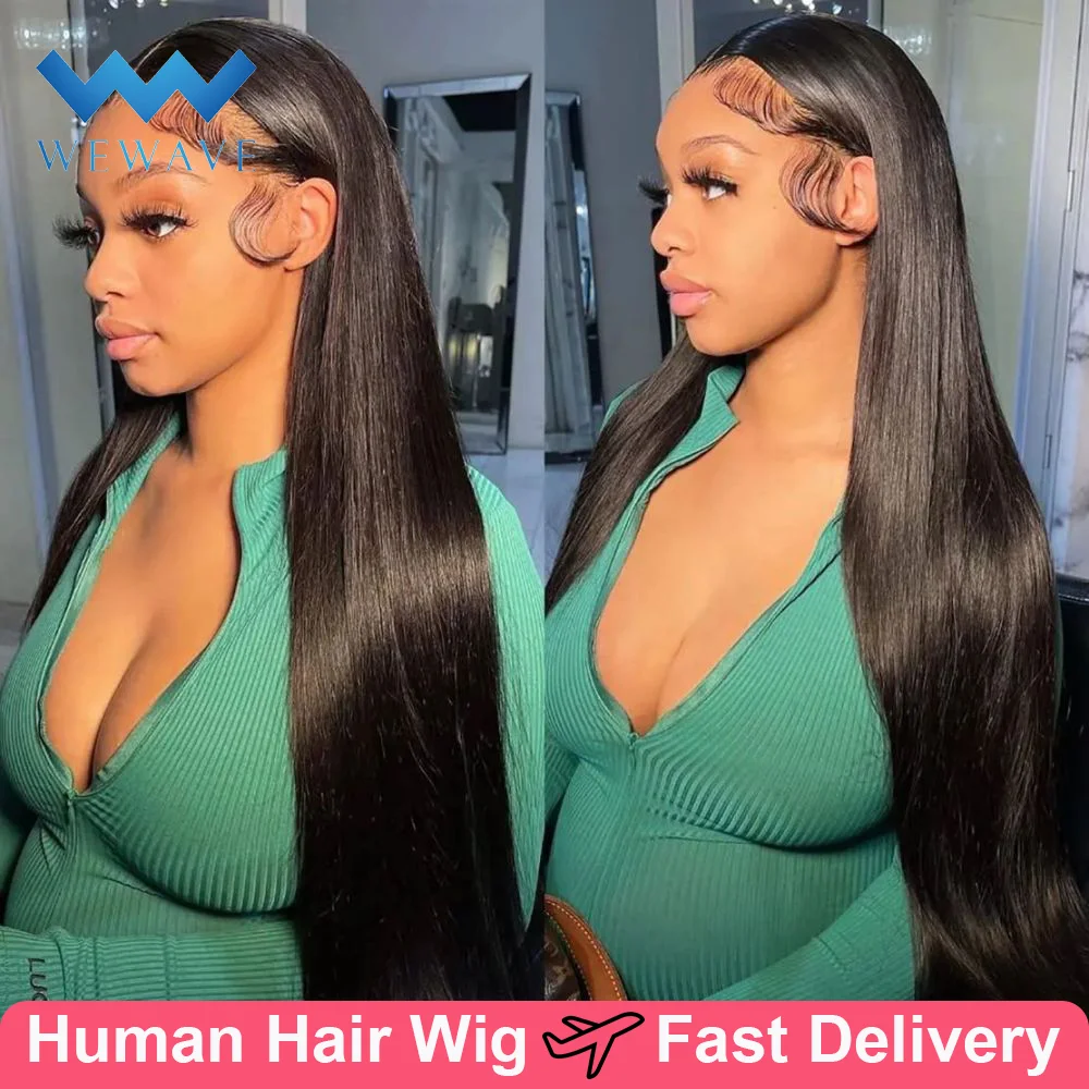 13x6 Straight Lace Front Wigs Human Hair 13x4 HD Lace Frontal Wigs Pre Plucked Brazilian Virgin Glueless Wig for Black Women