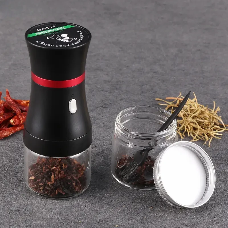 

Strong Power Handheld Electric Herb Grinder 1100mAh High Capacity Tobacco Grass Cutting Grinding Machine Smoking Pipe Accessory