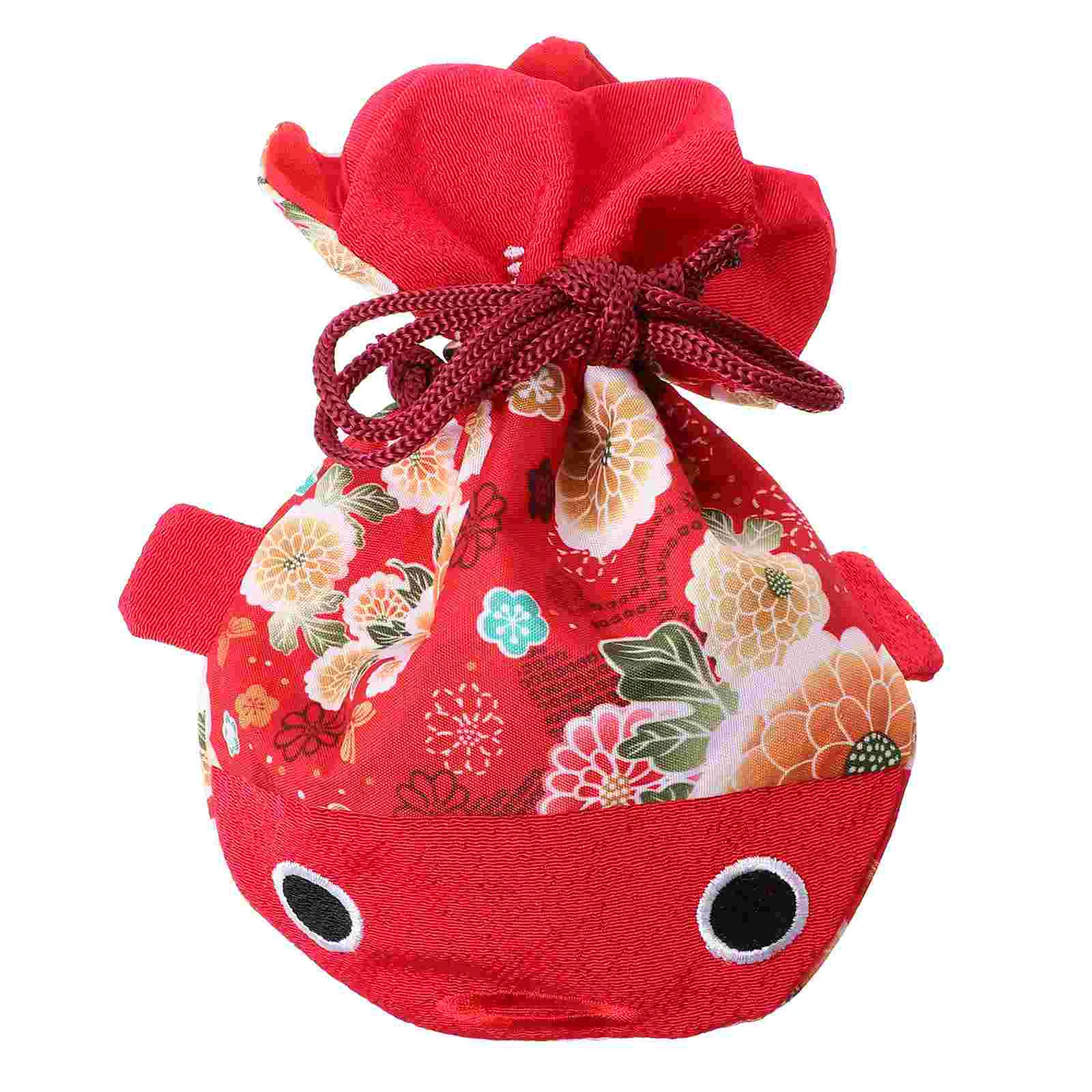 Bolsa de kimono japonés, caja de dulces, bolsa de brocado de regalo, estilo favores de boda, bolso con cordón de tela para bebé