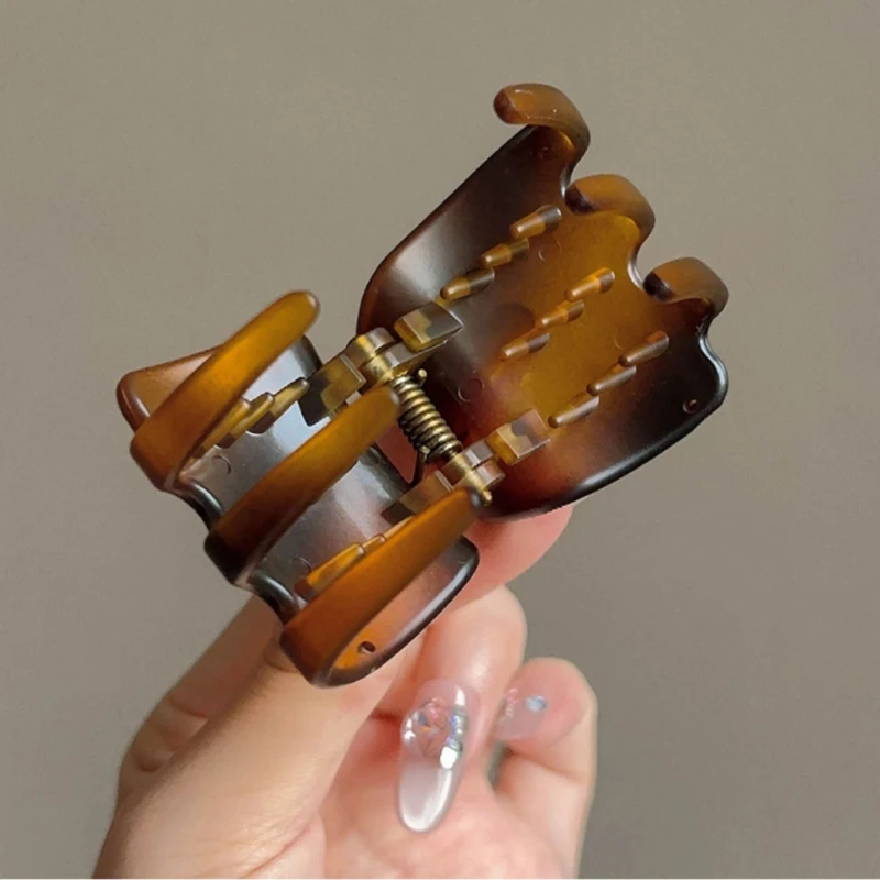 Haarspange mit hohem Pferdeschwanz-Anker, neuer Hai-Clip, Haar-Accessoire für die Rückseite des Kopfes, langanhaltendes Styling, flauschiges Haarvolumen – Detail 3