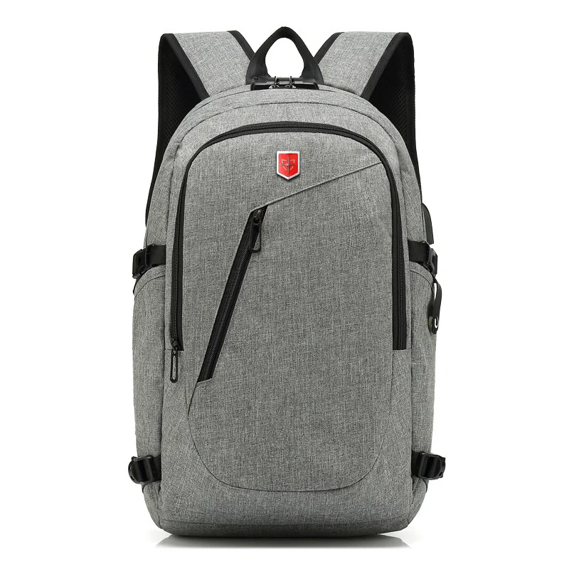 

Brand New Anti-thief USB Charging bagpack Men 15.6inch laptop backpacks Waterproof Oxford Travel Backpack School bags Coded Lock