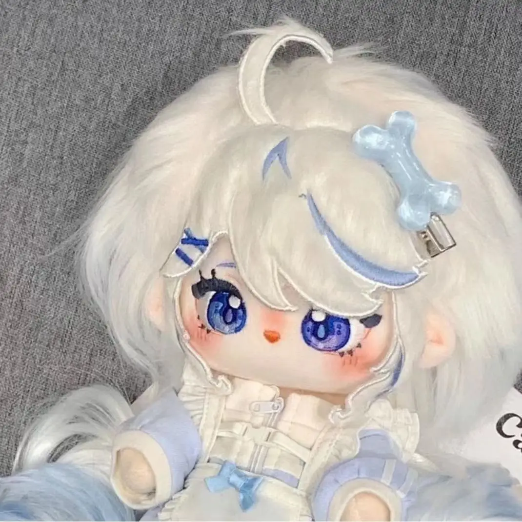 Stuffe-juego Genshin Impact Furina de algodón de 20cm, bonitos marionetas de peluche, juguetes para niños y adultos, regalo para seguidores coleccionables Kawaii