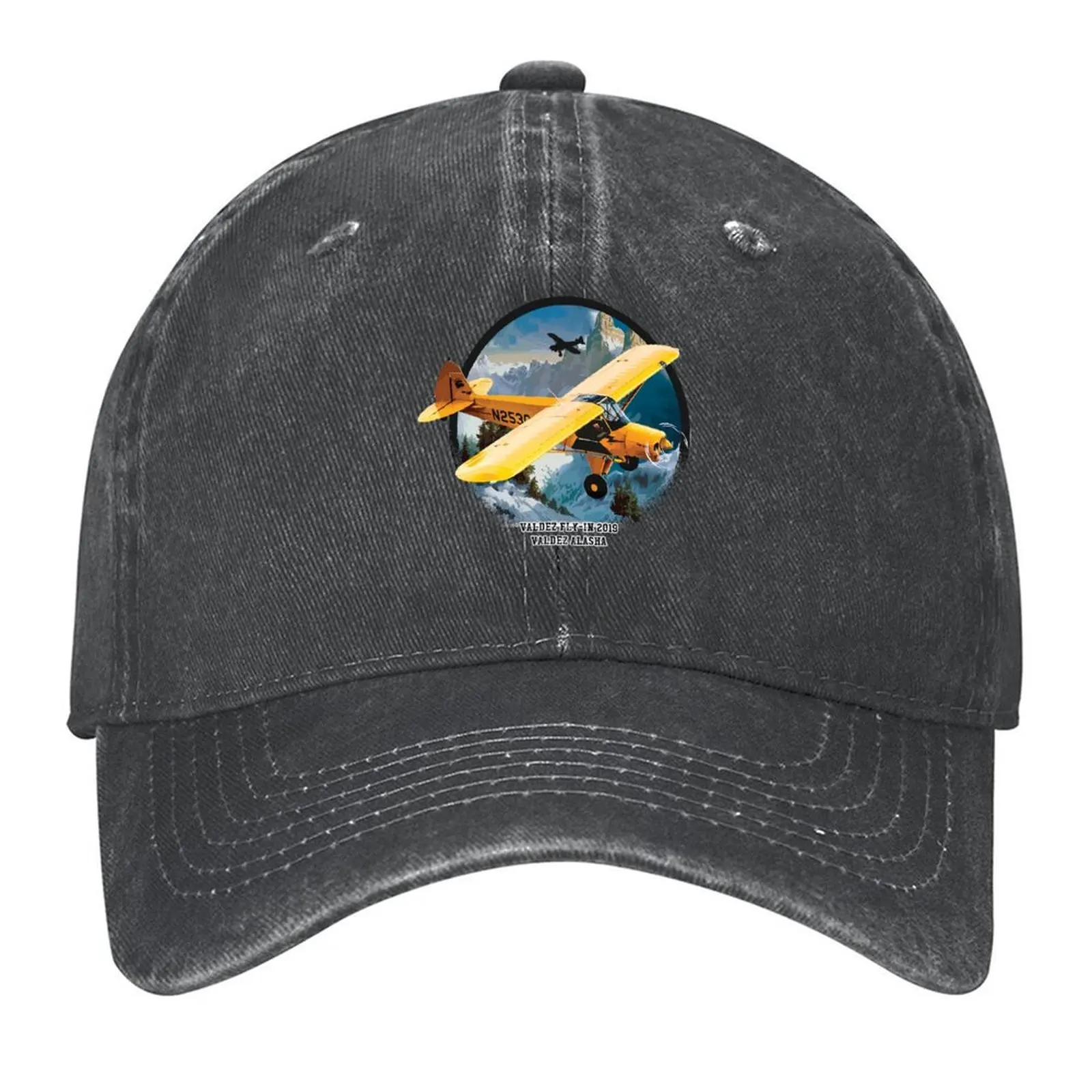 

Valdez Alaska Plane Baseball Cap summer hat sun hat Thermal Visor Fishing cap Baseball Men Women's