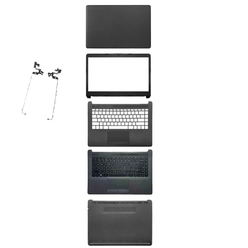 NEW laptop LCD Back Cover/for HP Pavilion 240 245 246 G7 14-CM 14-CK 14-DG Front Bezel/Palmrest/BOTTOM CASE black
