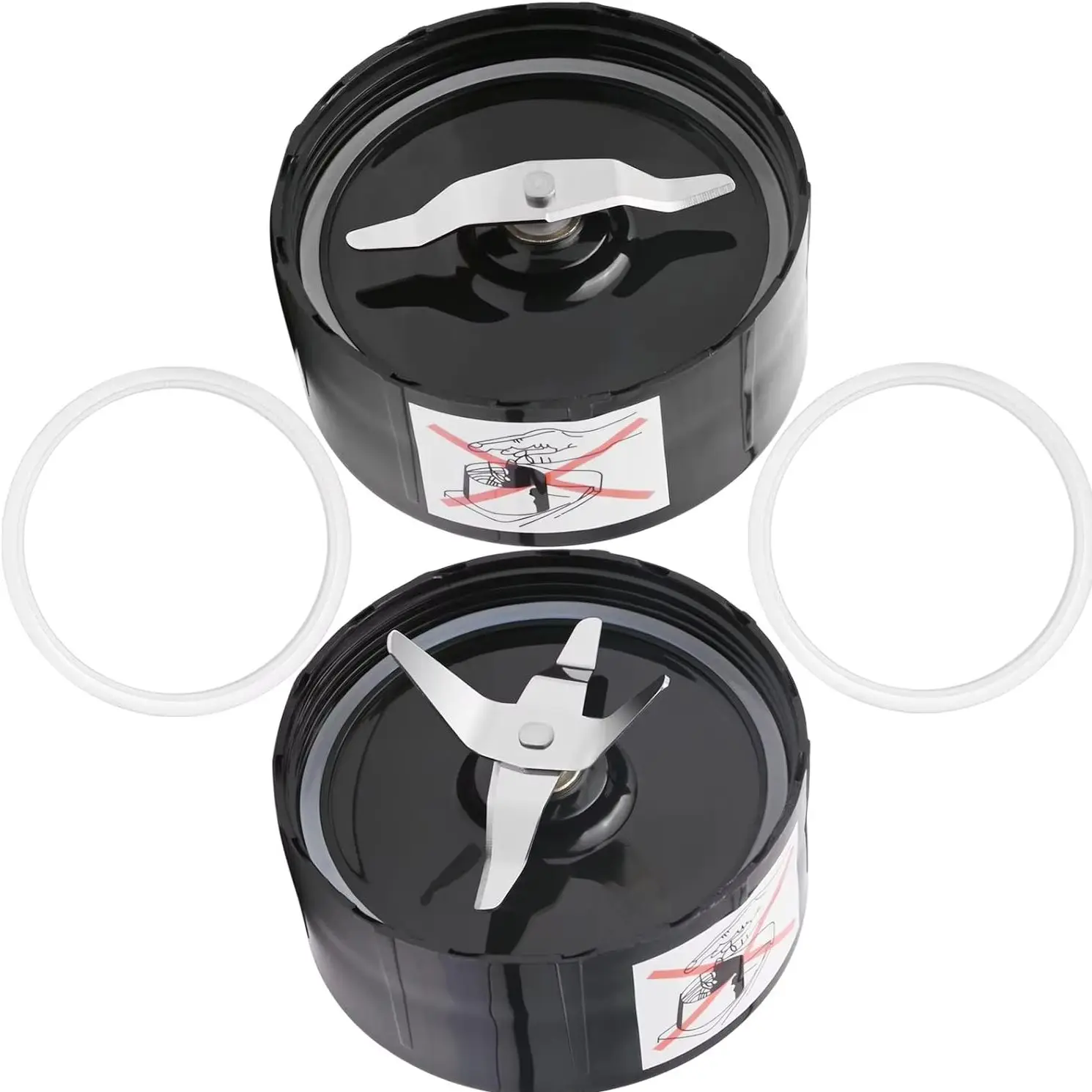 مجموعة ممتازة من ملحقات استبدال الخلاط بقدرة 250 وات MB1001 المتوافقة مع Magic Bullet