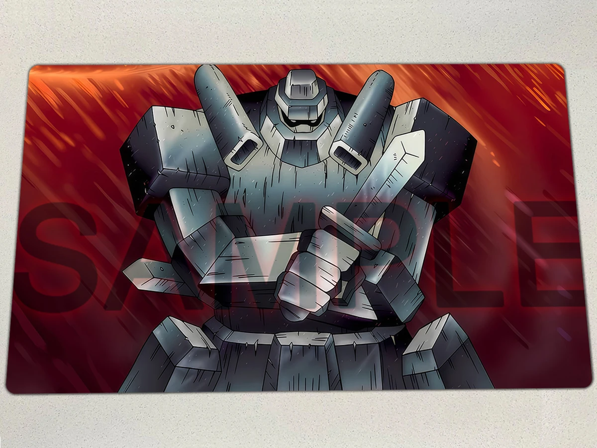 

YuGiOh Playmat Giant Soldier of Stone TCG CCG Mat Board Game Trading Card Game Mat Mouse Pad Rubber Gaming Pad Free Bag 60x35cm