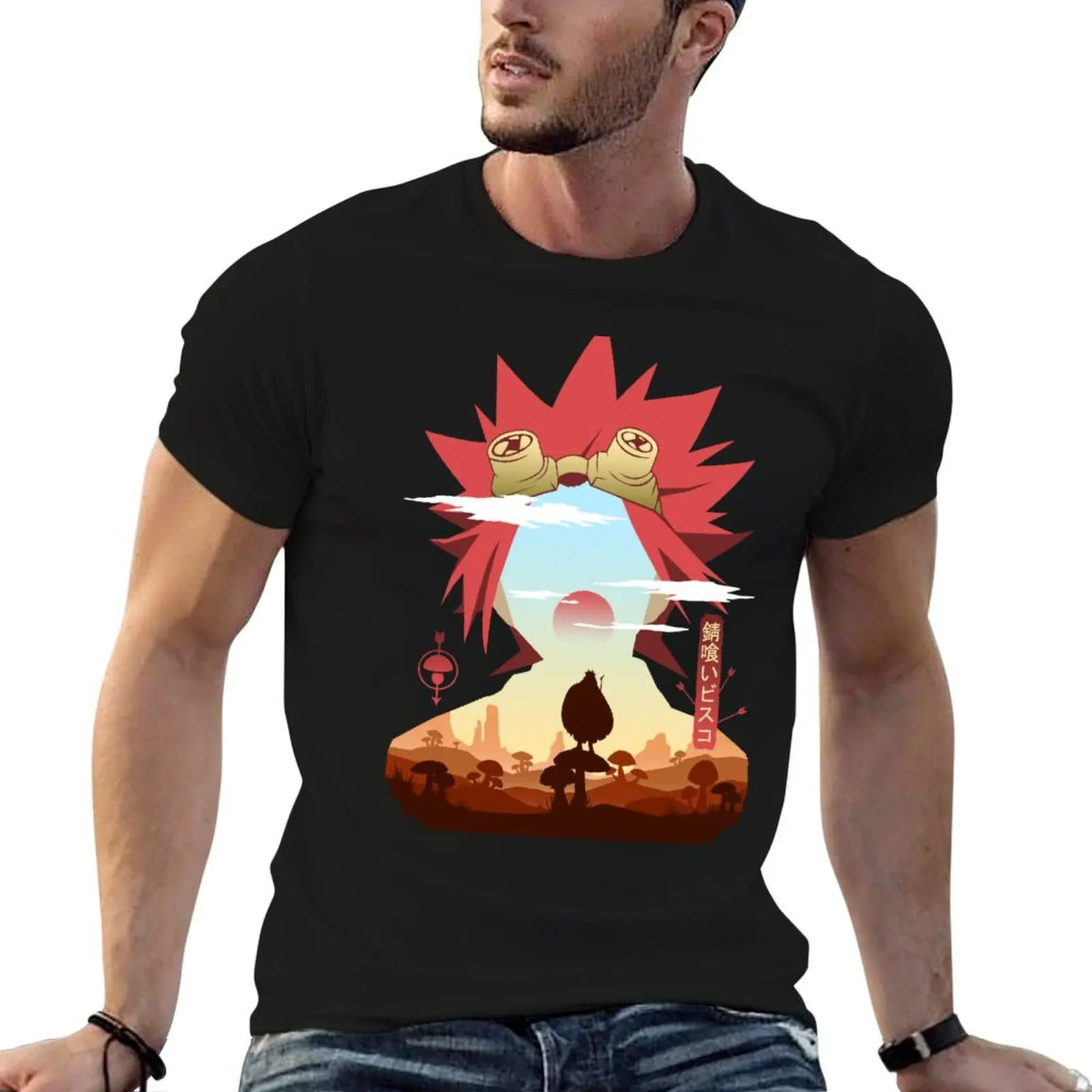 تي شيرت بيسكو للمناظر الطبيعية تي شيرت مطبوع حسب الطلب تي شيرت للرجال جرافيك مضحك #1