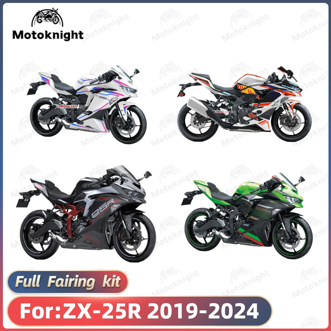 New ABS Motorcycle Fairing Kit Fit For KAWASAKI ZX-25R 2019 2020 2021 2022 2023 2024 Custom Fairings Kit Bodywork Shell