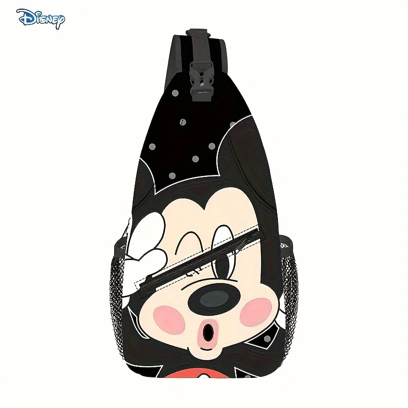 حقيبة ظهر ديزني ميكي ميني بحبال ، رياضة غير رسمية ، حقيبة صدر متقاطعة مع الجسم ، متعددة الجيوب ، كرتون هالووين ، حقيبة نهارية لركوب الدراجات ، السفر ، الرياضة #2