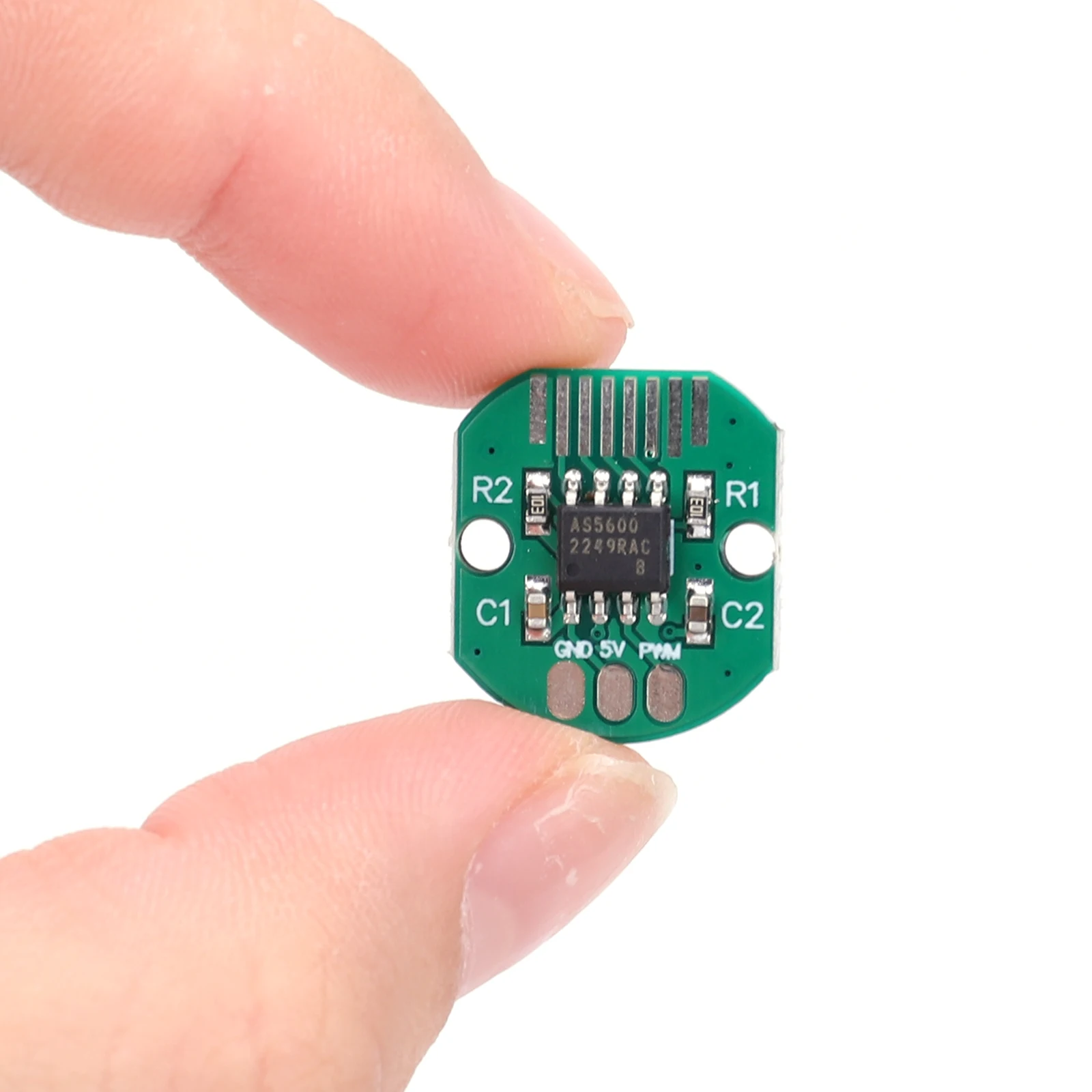 AS5600 Модуль датчика измерения угла магнитной индукции Высокоточный 12-битный с 3-контактным проводом для бесщеточного двигателя подвеса