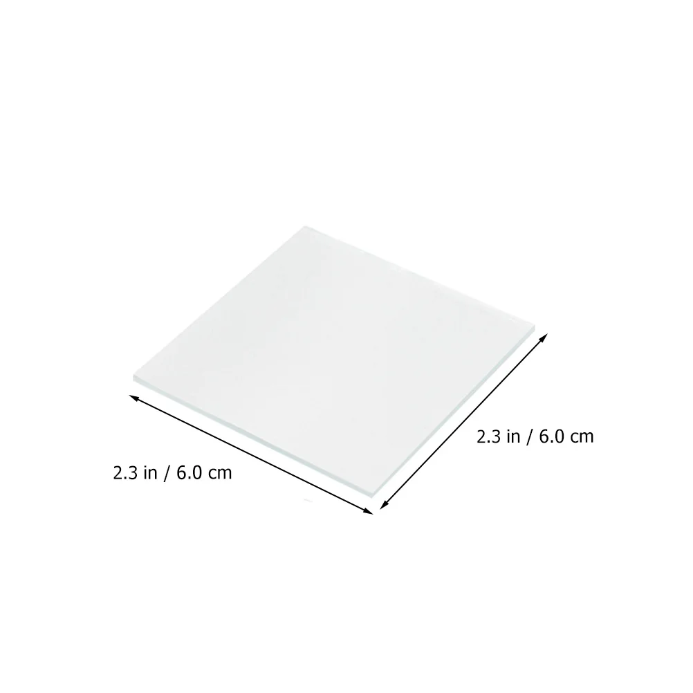 

12Pcs Gas Cylinder Glass Sheets Frosted Sealing Plates Gas Collecting Bottles Scientific Experimental Supplies