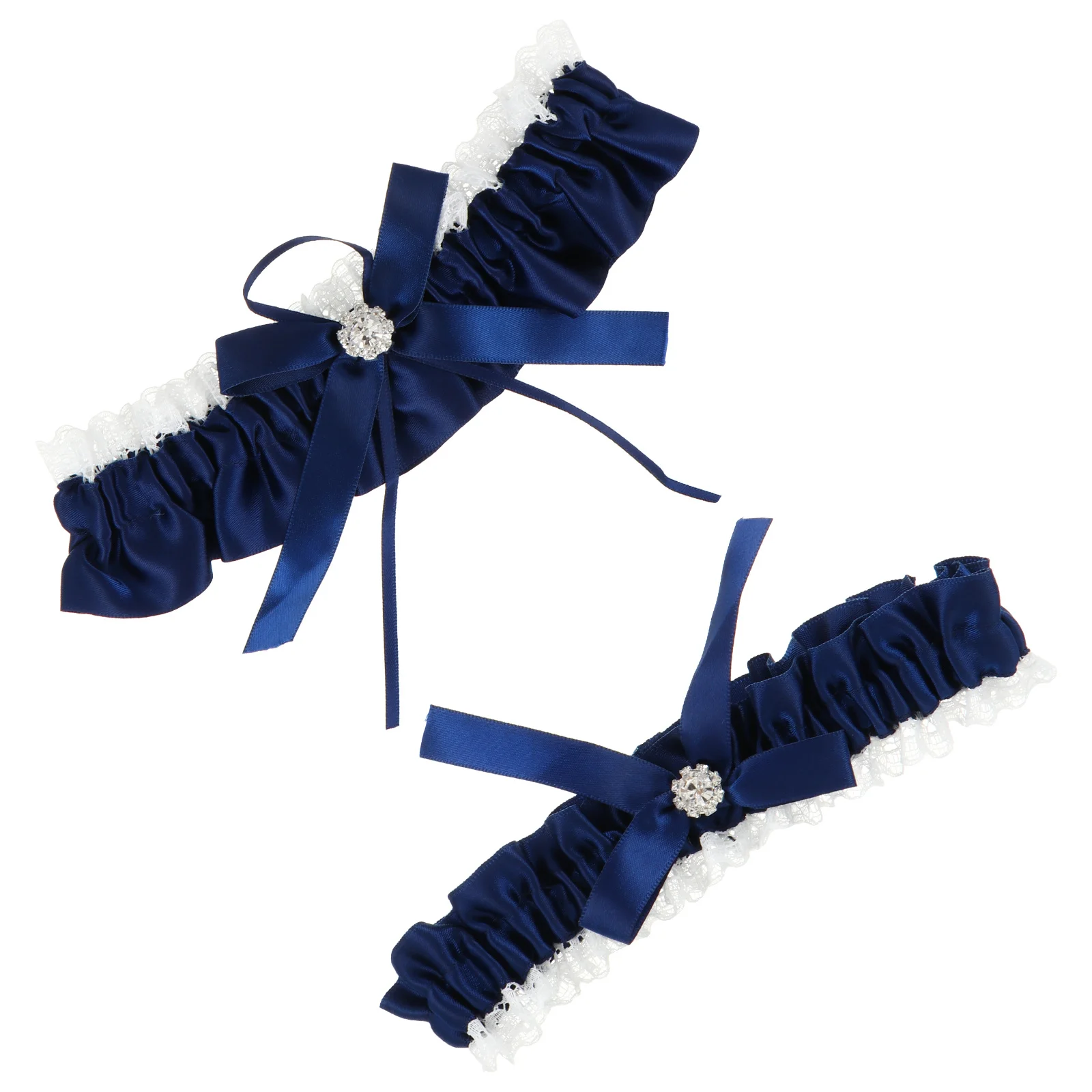 

1Pair Bridal Lace Garter Soft Elastic Bowknot Thigh Ring Wedding Accessory Women Garter Comfortable Leg Decoration