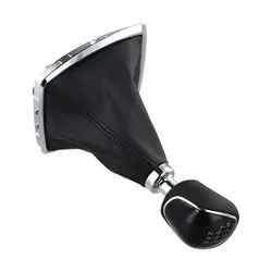 For Ford For KUGA 2008-2012 For C-MAX 2008-2010 GB64637AA 8V4R7P002KB 6 Speed Gear Shift Knob Shifter Lever Gaiter Boot
