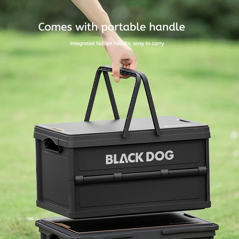 Naturehike BLACKDOG Foldable Storage Box 45L Black