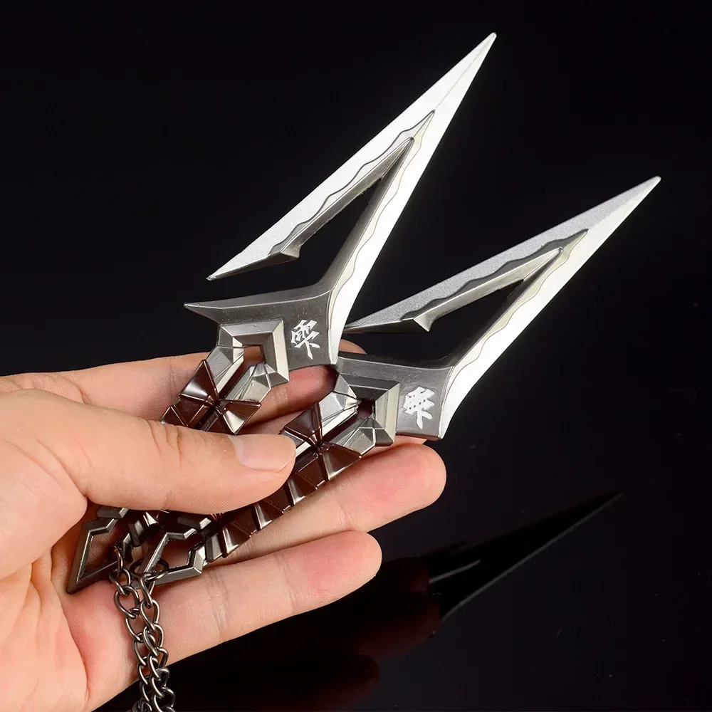 Valorant Kuronami No Yaiba Emparelhamento Arma Modelo, All Metal Knife Toy, Jogo de Espada, Periféricos, Canção Karambit, Ornamento