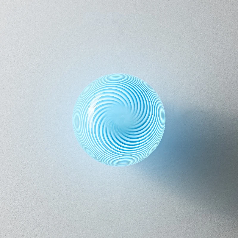 Modern Dopamine Colored Glass Ball Wall Lamp Aisle Lamp Entrance Bedroom Bedside Wall Lamp Interior Decoration Lighting Fixtures