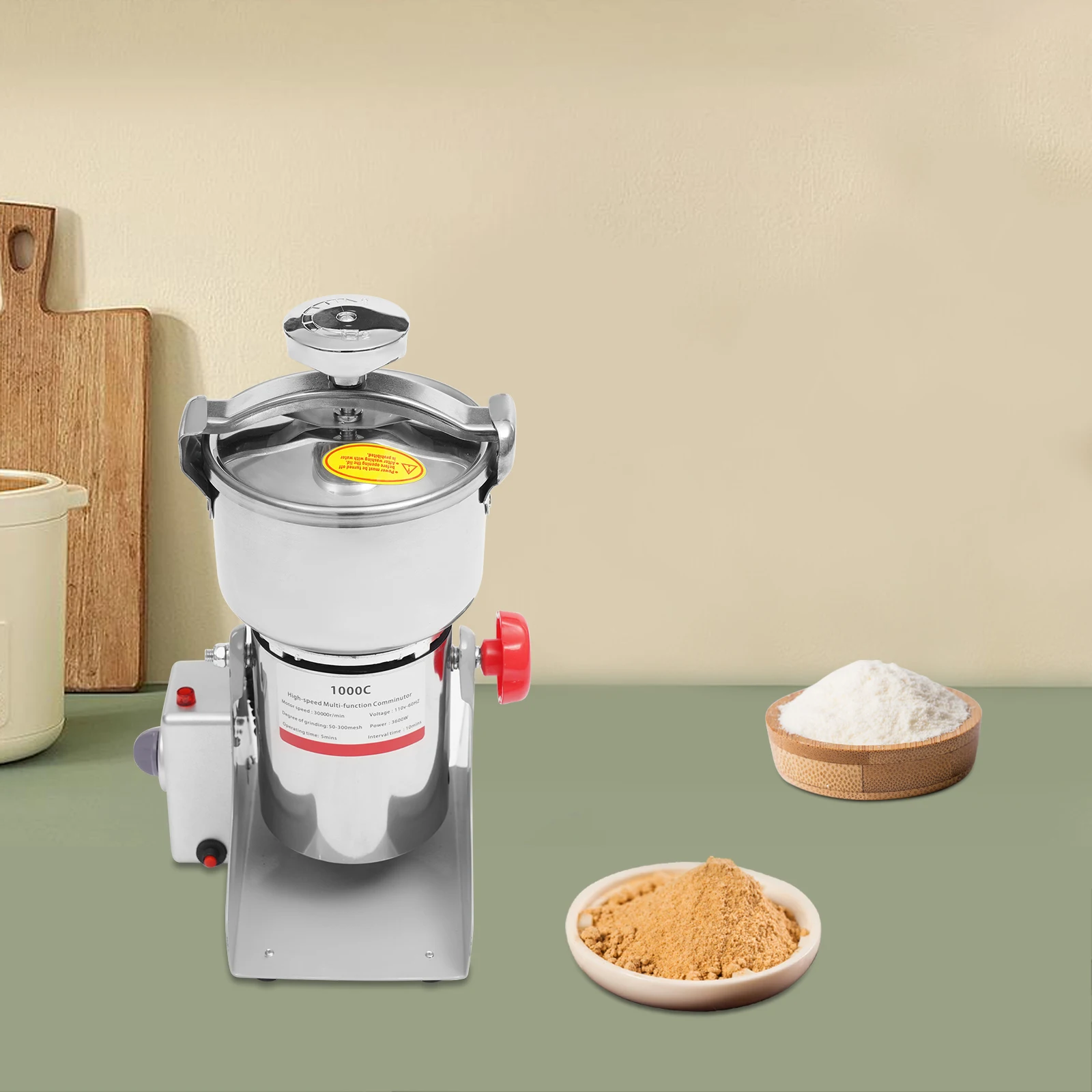 1500g/1000g Electric Grain Mill Grinder 4