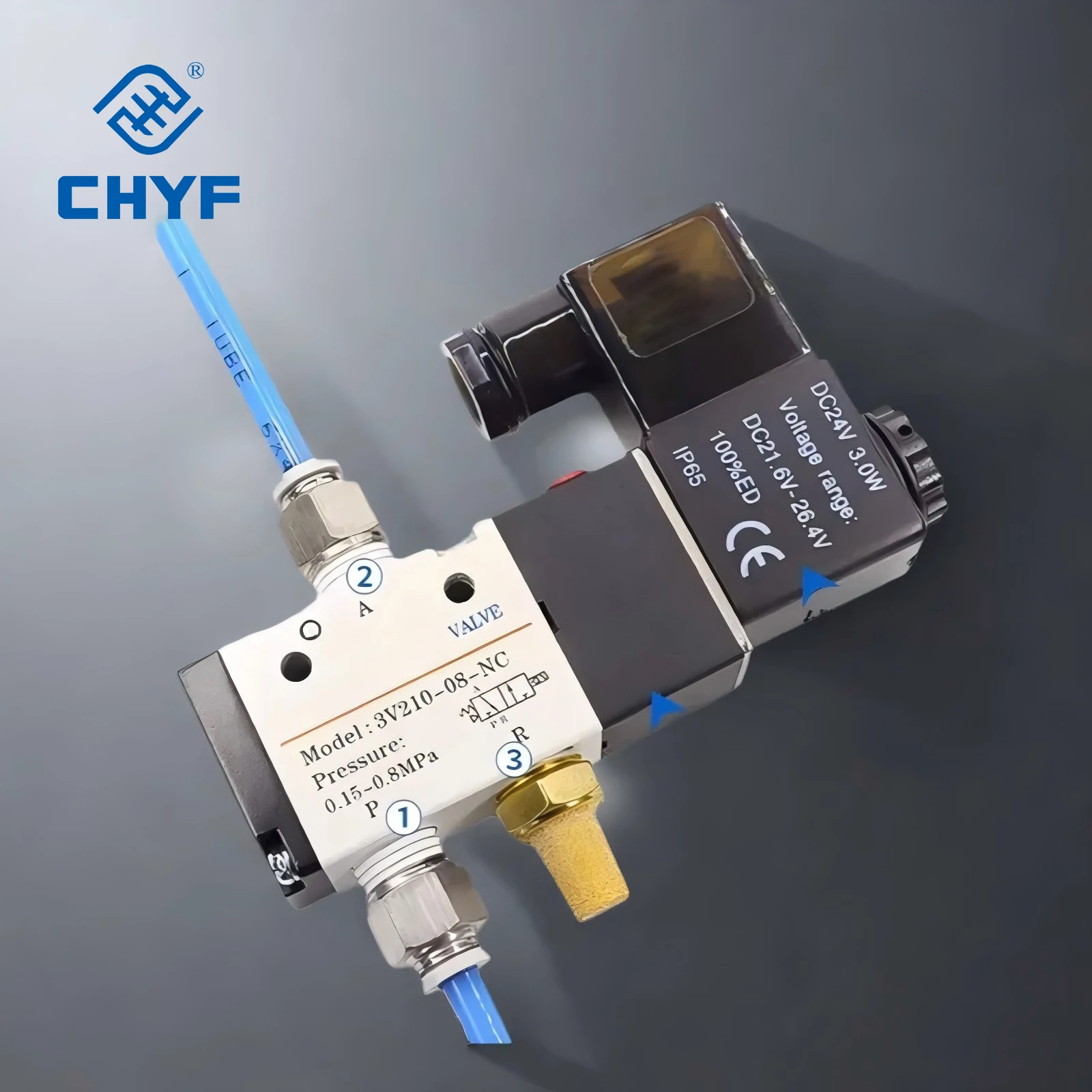 

Airtac 3V2 Series Pneumatic Solenoid Valve 3V206NCA