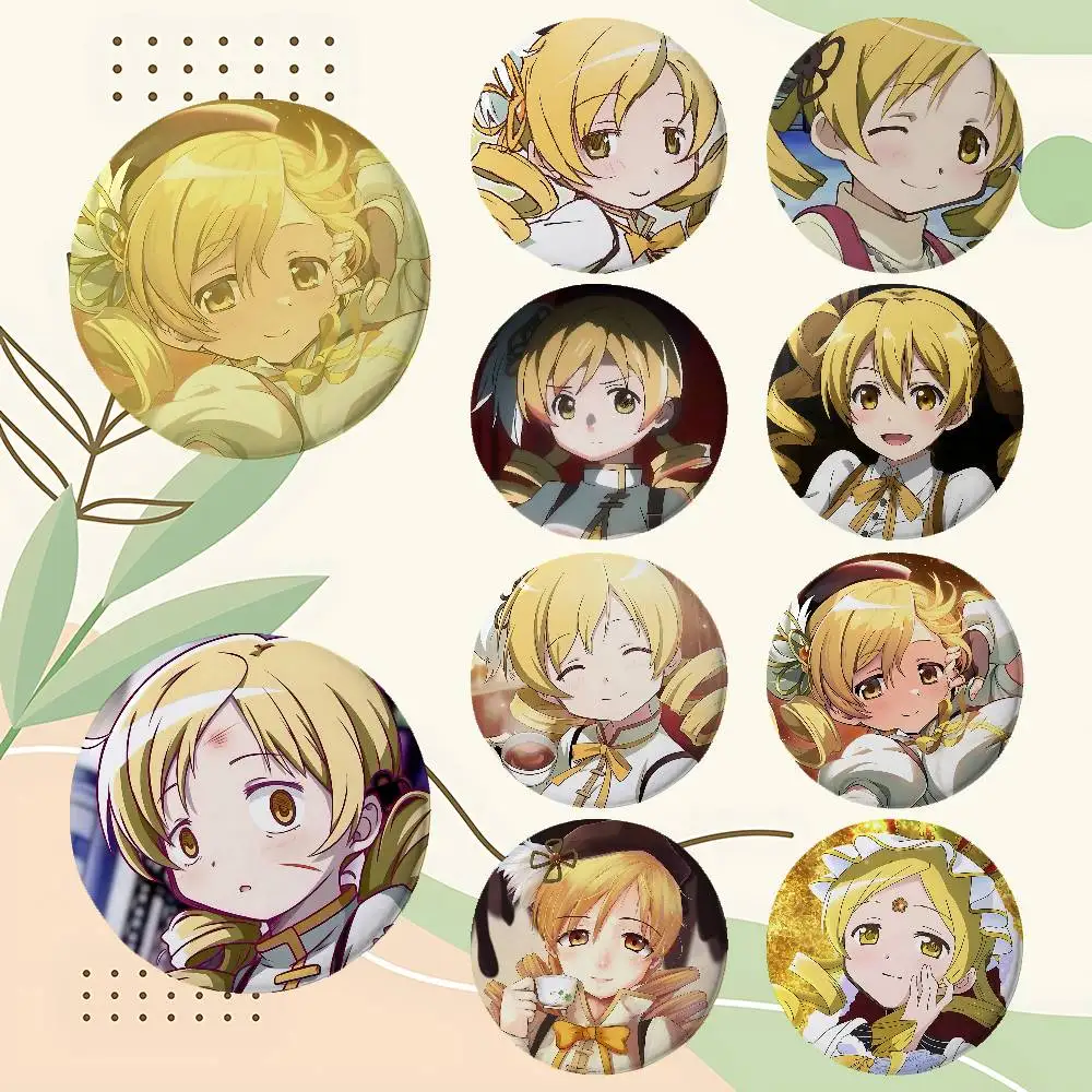 Cartoon M-Mami Tomoe Badges Emaille-Pin Cartoon-Brosche für Rucksack und Kleidung