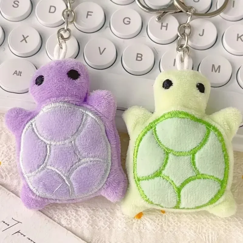 Turtle Plush Keychain, Cartoon Tortoise Bag Charm