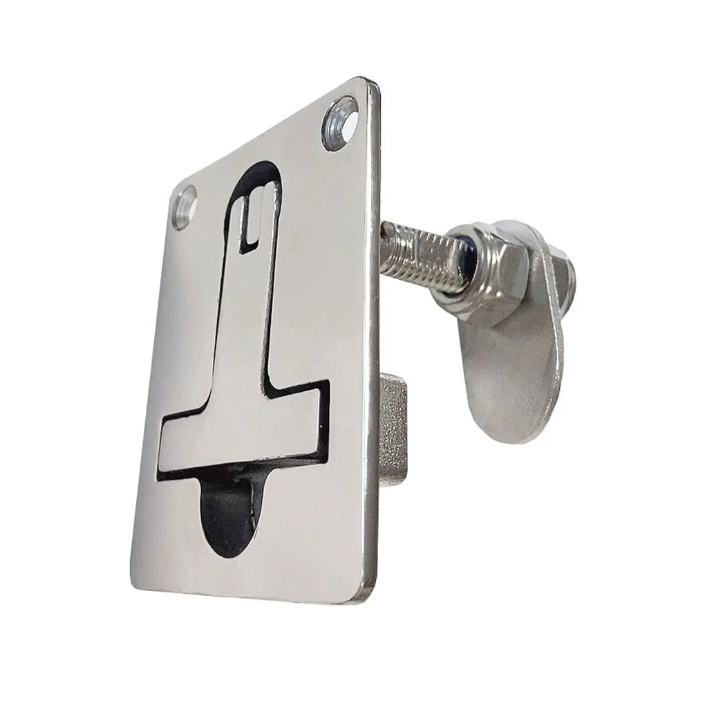 Boat Deck Buckle Firm Small Lock Latch Stainless Steel Durable Wide Application Pull Locker RV Door Boats Accessories