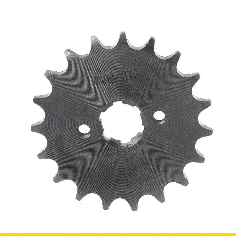 SZCH Motorcycle Scootor Off-road 10T/19T Front Sprocket Gear Dirt Bike Hole Dia 20mm