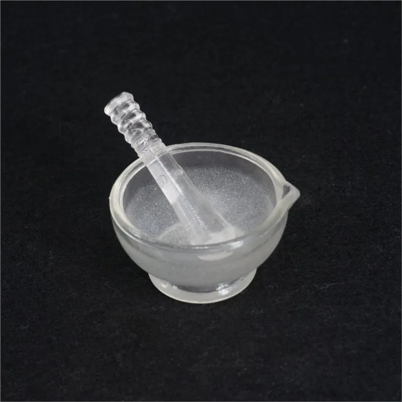 60/75/90/120/150mm I.D Apothecary Solid Glass Pestle and Mortars Bowl Set Grinding Mill Lab Supplies Medicine Grinding Tool