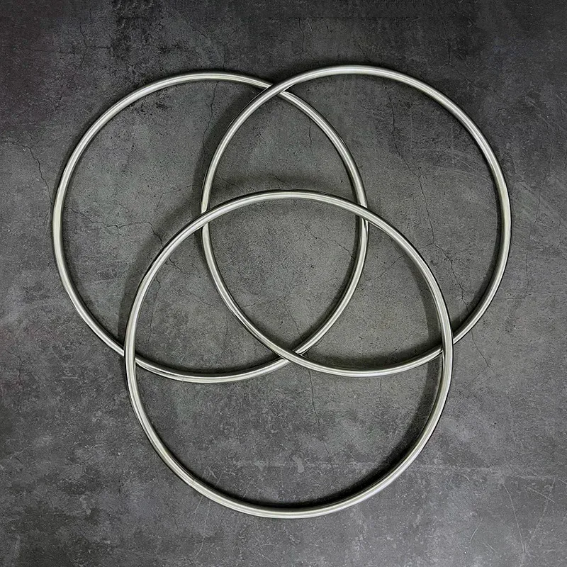 

Strong Magnetic Lock 30cm Chinese Linking Rings Set of 3 Stainless Steel Stage Magic Tricks Magicians Prop Gimmick Accessory