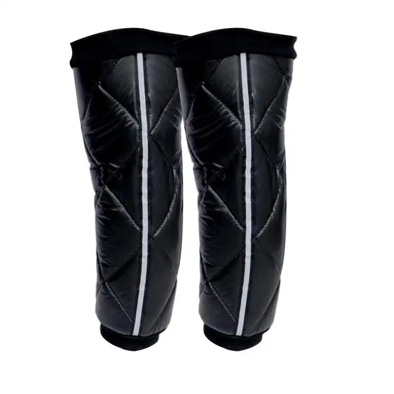 Warm Leg Sleeves Windproof Warm Motorcycle Leg Warmers Knee Pads Protectors Zipper Thermal Leg Warmer for Cycling Snowboarding