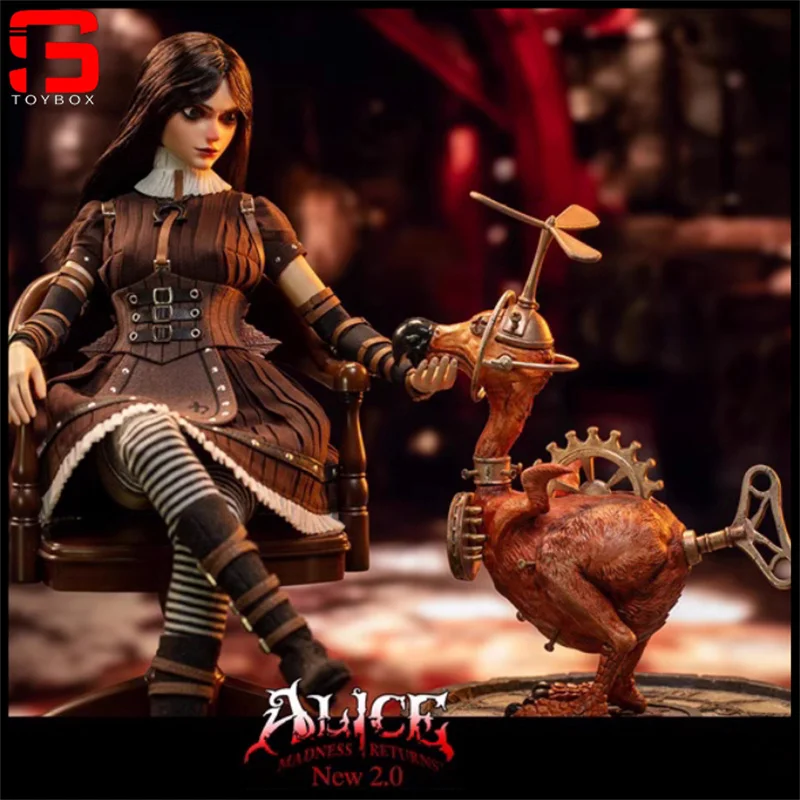 【2024 Q4】 Longshan Heavy Industry LSZG2024-03 1/6 Crazy Alice Figure Model 27cm Female Solider Action Figurine Full Set Toy