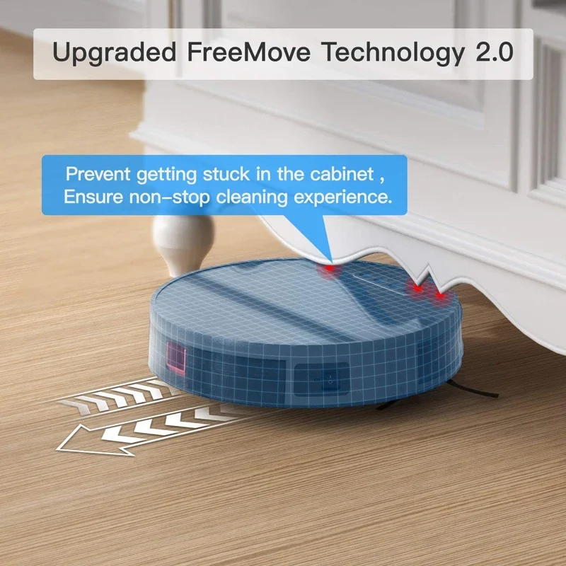 Lefant M571 Smart Robotic Vacuums Sweeper Mopping Cleaning 3in1 TOF Alexa Voice WIFI APP Control Floor Pet Робот-пылесос