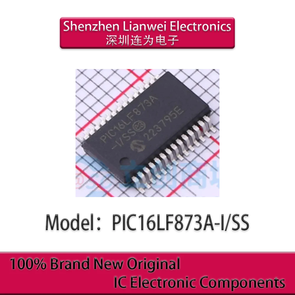 

100% New Original PIC16LF873A PIC16LF873A-I/SS IC MCU Chipset SSOP-28