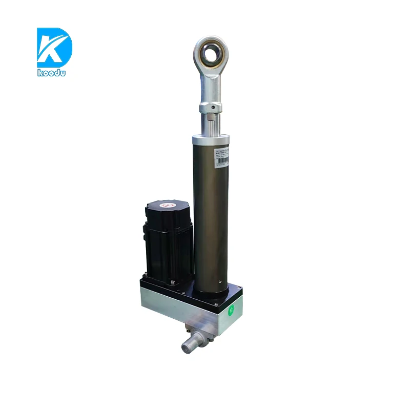 Cilindri di Spinta Elettrici in Alluminio con Componenti Centrali a Ingranaggi Marca KD Standard