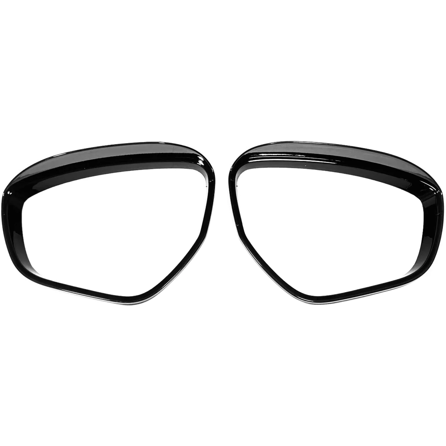 يناسب أودي A5L 2025 2026 سيارة مرآة الرؤية الخلفية المطر الحاجب المطر درع الظل حامي غطاء لامع أسود الخارجي ملحق #2