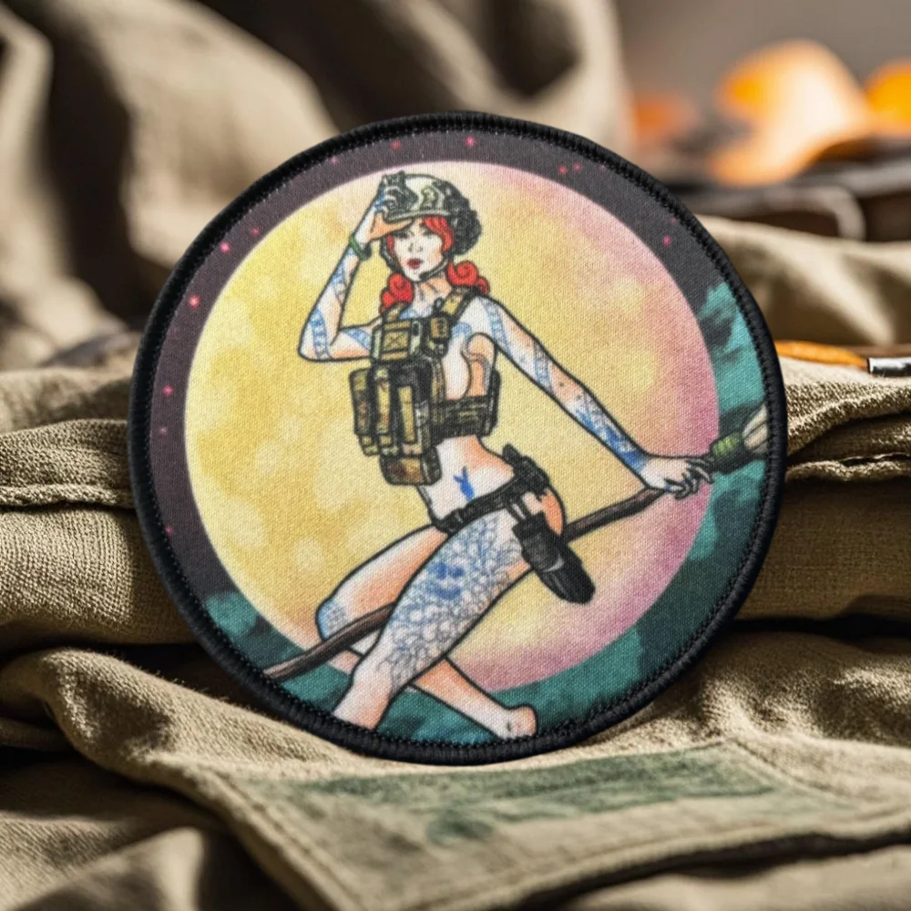 Baba Yaga Parche táctico con gancho y bucle – Insignia para mochila