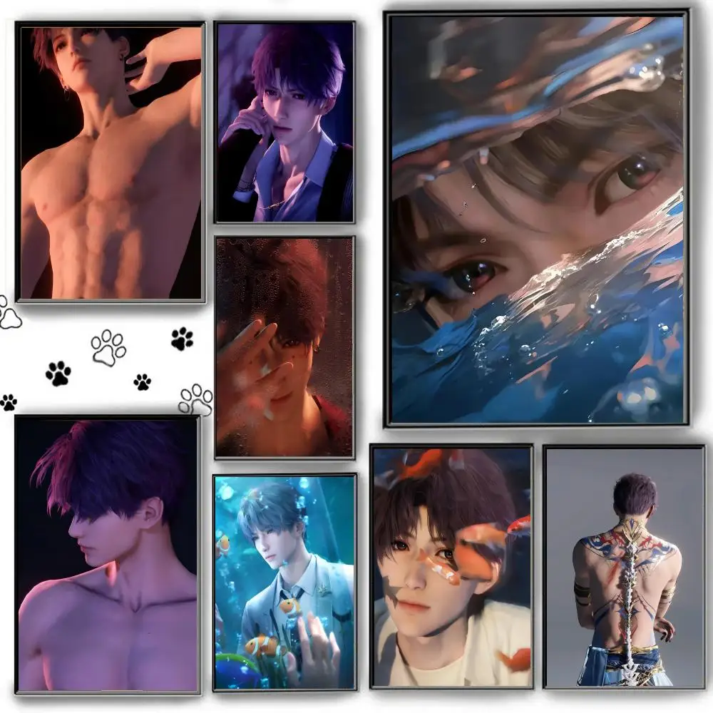 

L-Love And D-Deepspace R-Rafayel Poster HD Anime Hot Theme Singer/OST/Movie-Waterproof Self-Stick Home Decor