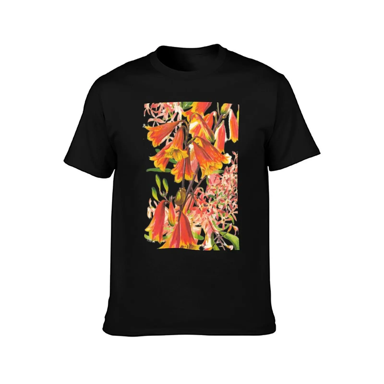 christmas bells australian native christmas bells flowers retro Blandfordia grandiflora T-Shirt