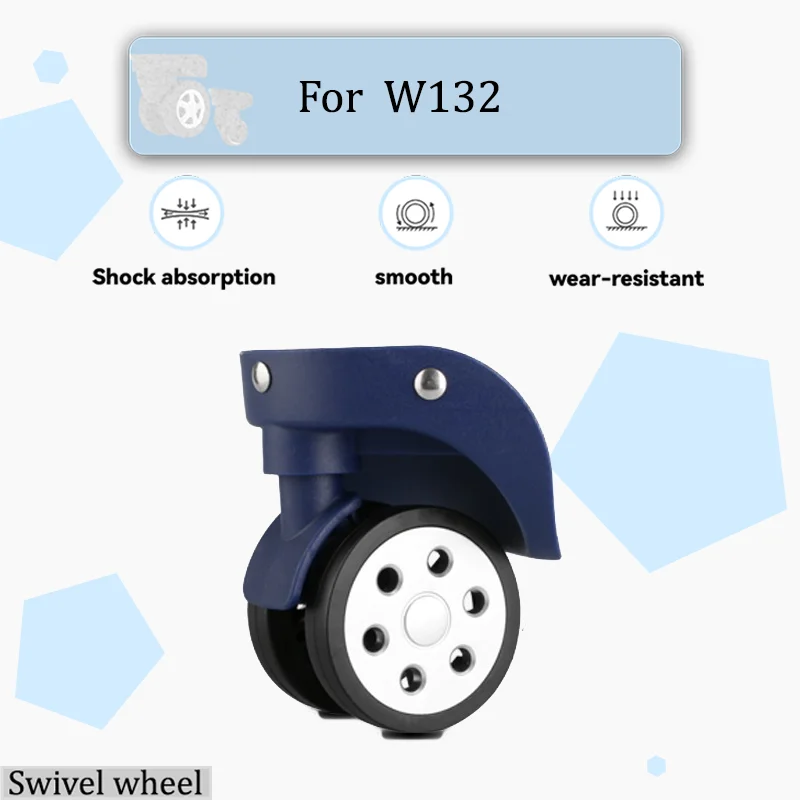 

For W132 High-Quality Luggage Wheel Repair — Compatible with Most Suitcases Silent-Rolling Replacement Wheels+ Screwdriver Tool