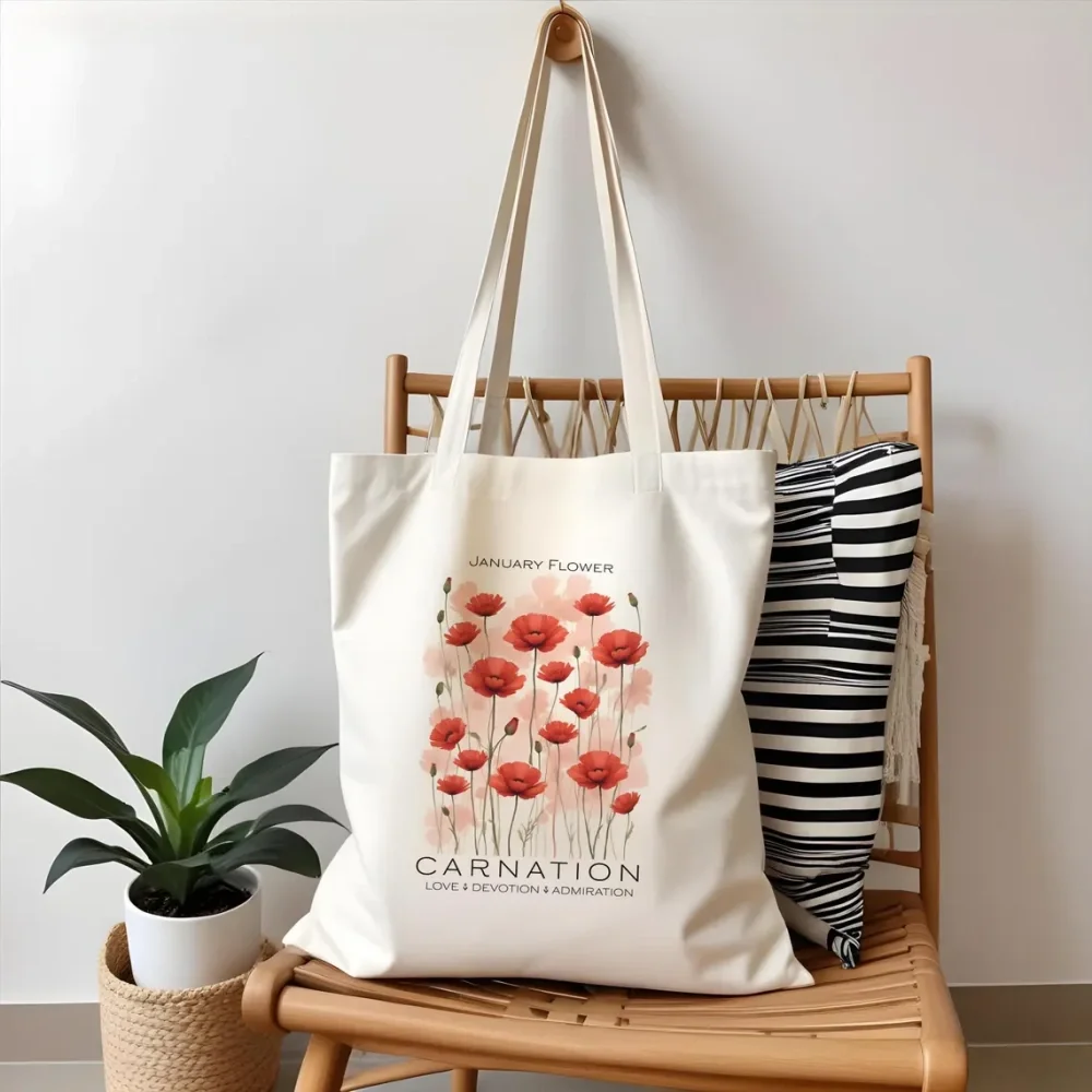 Custom Bridesmaid Bag,Cotton Canvas Tote Bag Canvas Premium Natural Cotton Tote Bag–Eco-Friendly,Ideal for Printing&Decorating