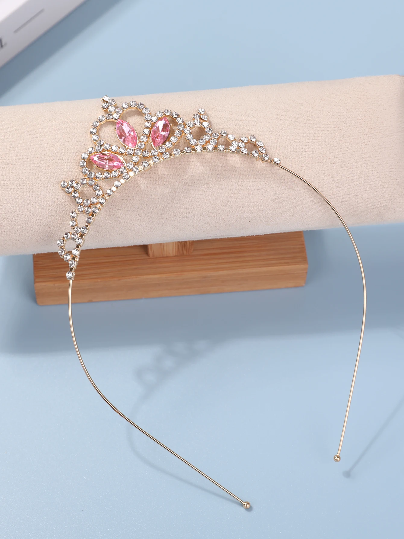 Frozen Princess Strass Krone Kopfschmuck Kinder Haarband Mädchen Aisha Stirnband Haarschmuck – Detail 6