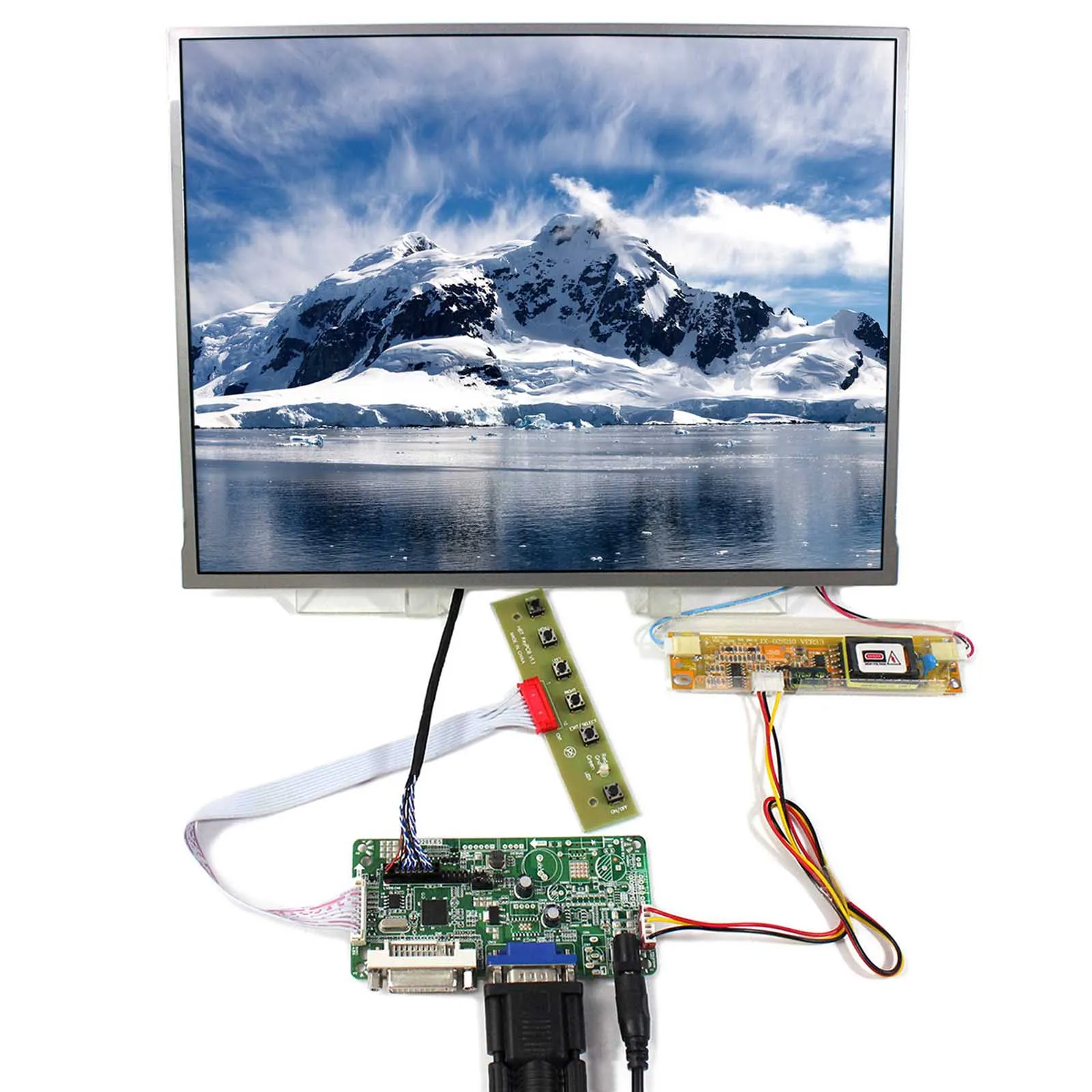 

DVI+VGA LCD Controller Board 13.3inch 1024X768 AG133ZJ L5F30515P00 LCD Screen