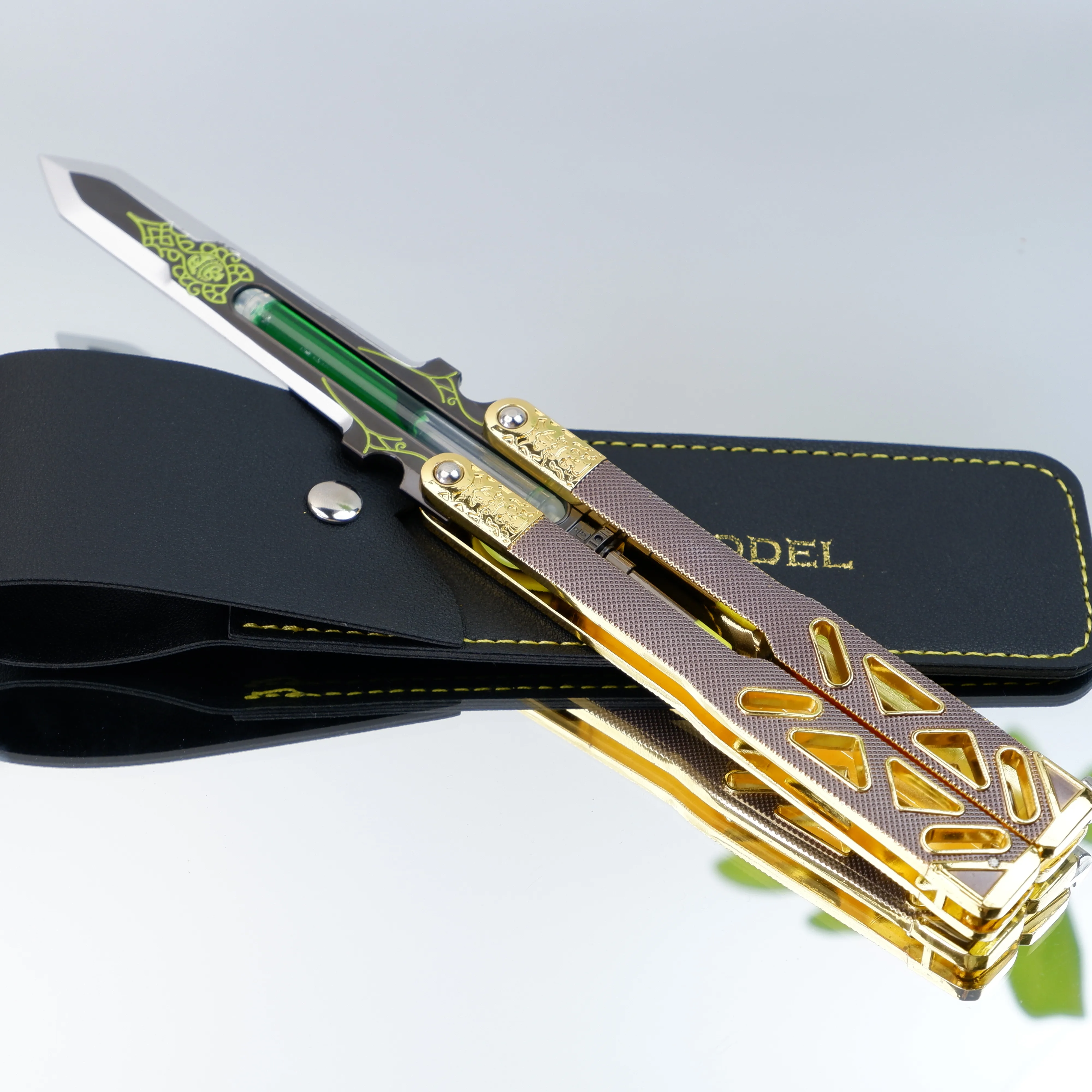 25cm Apex Legend Octane Heirloom Knife Replica-Liquid Tube Collective Blunt Trainer Knife Cosplay Prop Desk Collectible Toy Gift