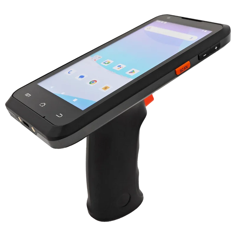 Imagem -03 - Caribe-handheld Barcode Scanner com Alça para Armazém Coletor de Dados Terminal Pda Android 13 Pl55l qr 2d