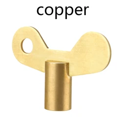 Faucet Key for 6mm Square Socket Spool Plumbing Hole Copper Wrench Radiator Water Valve Tap Bleeding Air Special Lock Switch