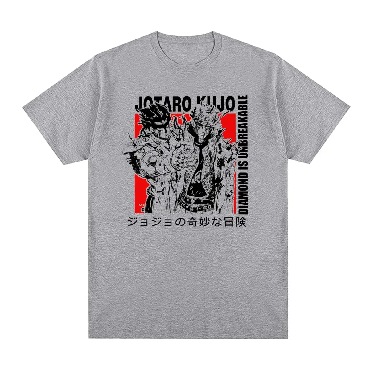 Graphic Short Sleeve Jojo Bizarre Adventure Vintage T-shirt Manga Enrico Pucci Anime Cotton Men T shirt New Womens Tops Harajuku