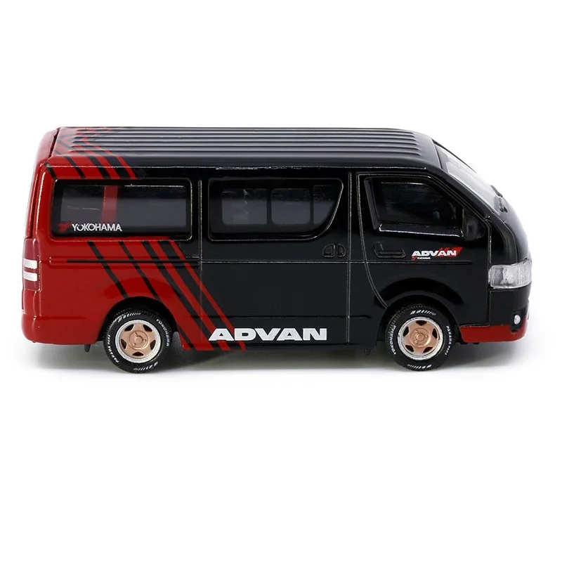 Tiny 1:64 Toyota Hiace Advan Diecast Simulation Model Cars Toys